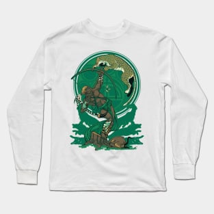 Art Nouveau Oxossi Long Sleeve T-Shirt